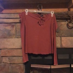 Rue 21 brand off the shoulder Crop Top